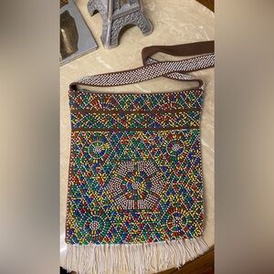 1970s Plastic Beaded Bag
